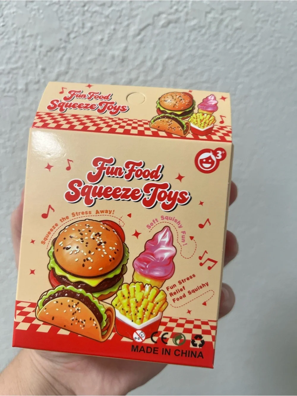 Fun Food Squeeze Toys French Fry Squishy